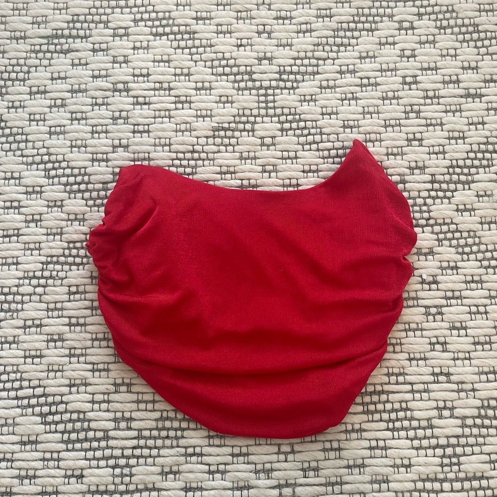 White Fox Boutique red corset top